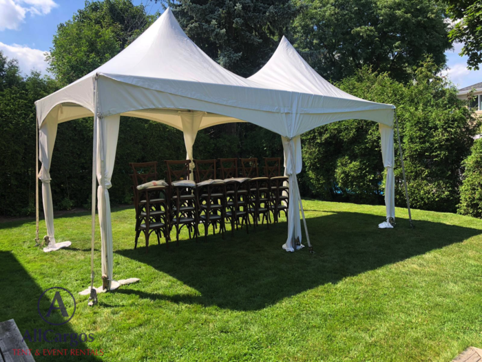 10x20 Frame Tent for Backyard Event Rental Toronto