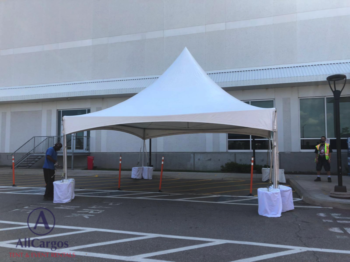 20x20 Frame Tent Rental installed for Amazon Centre
