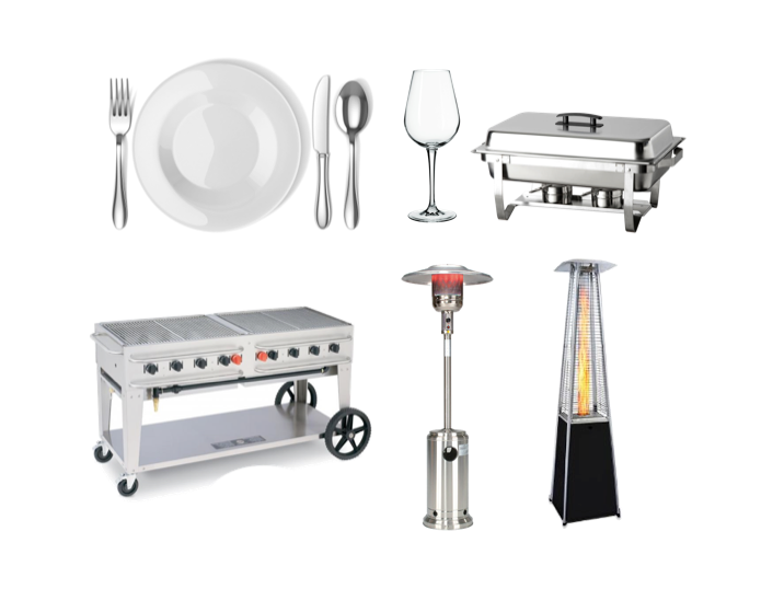 Dishes, BBQ, Cooking & Heating Equipment