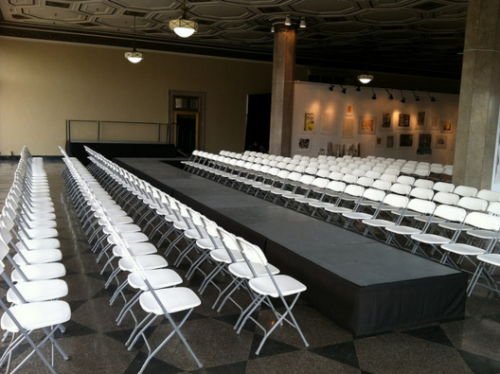 Fashion Show Runway Stages - AER Tent & Event Rentals Inc