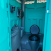 Inside a Flush and Sink Porta Potty