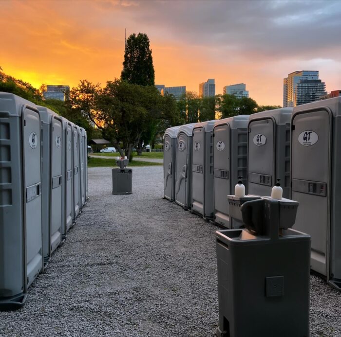 Porta Potties for Rental at Fort York Toronto