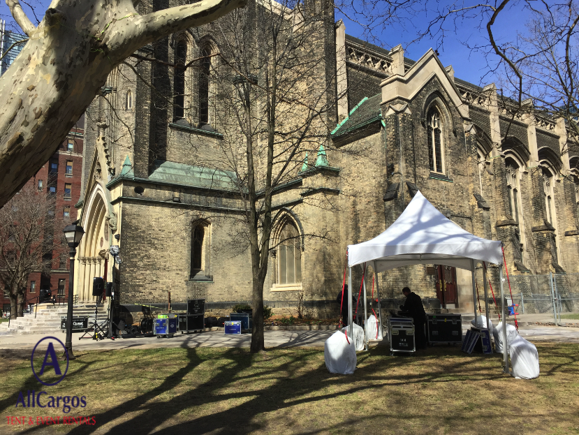 10x20 Frame Tent Rental on Queen St