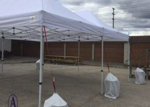 20x20 Canopy with Weights Rental Mississauga