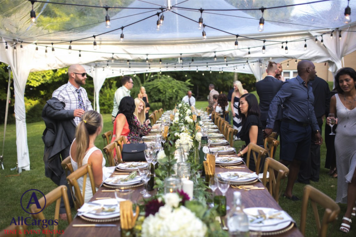 Backyard Wedding Event Tent Rental Toronto Scarborough