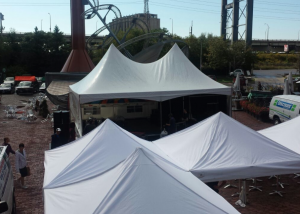 Tent & Canopies at Francophonie En Fete Distillery District Toronto