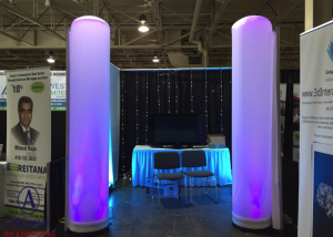 Pipe & Drape Trade Show Booth