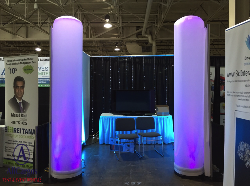 Pipe & Drape Trade Show Booth