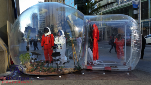 The Martian Movie Promo Inflatable Clear Dome Rental Downtown Toronto