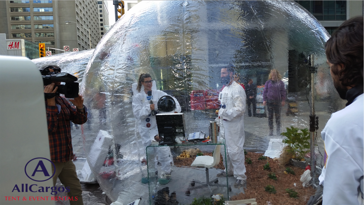 The Martian Movie Promo Inflatable Clear Dome Rental Toronto