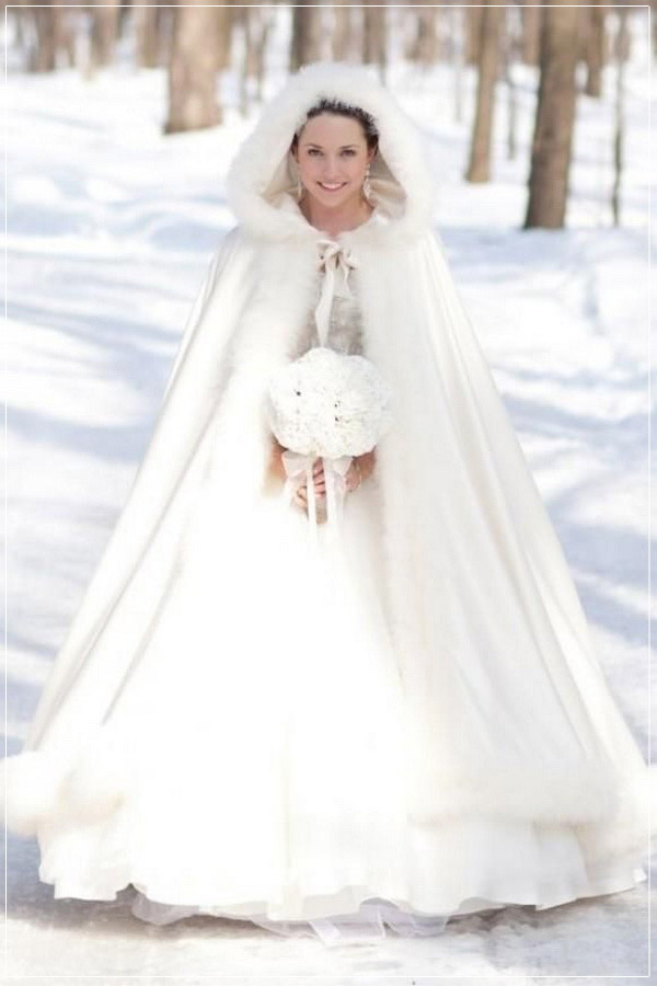 white-winter-wedding-dress-idea
