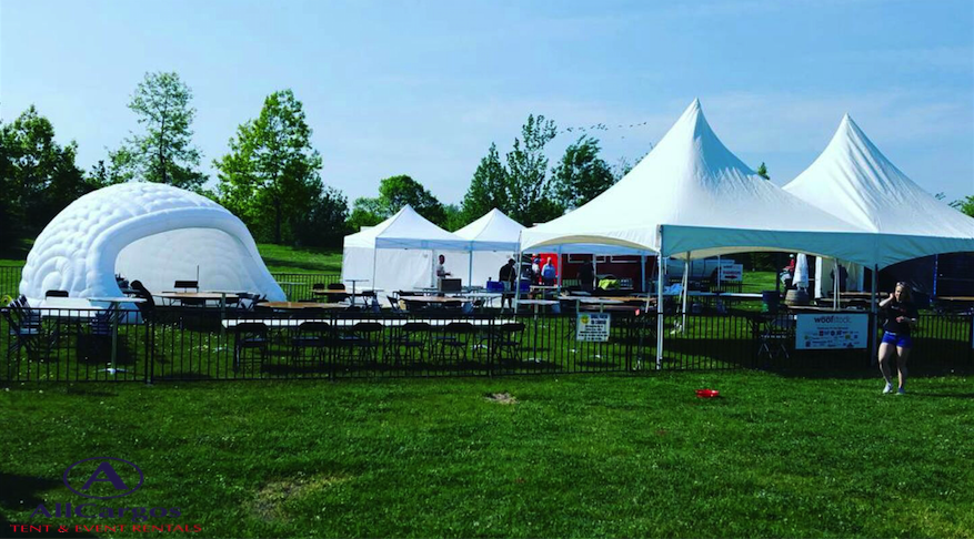 Woofstock Festival Tents and Fencing Rental Toronto