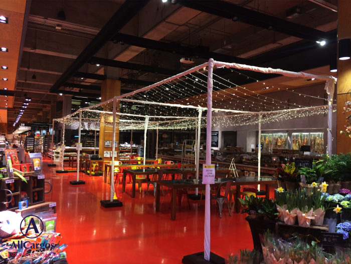 Twinkle Light Canopy Installed for Loblaws Foody Call Event