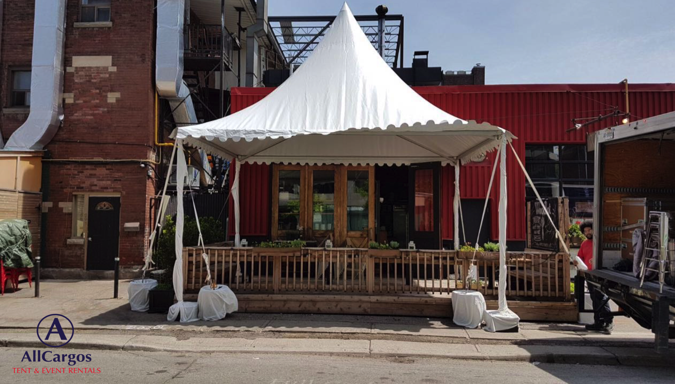15x20 Tent Rental Woodlot Resturant Toronto