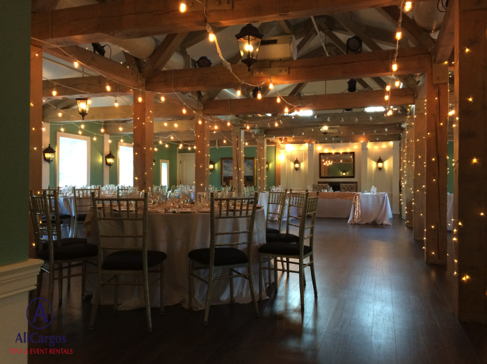 Doctor's House Wedding String Lights Rental