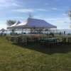 20x20 Canopy Tent and Picnic Tables Rental Toronto