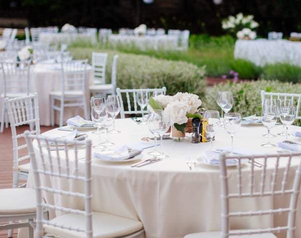 White Chiavari Wedding Chairs Rental Toronto