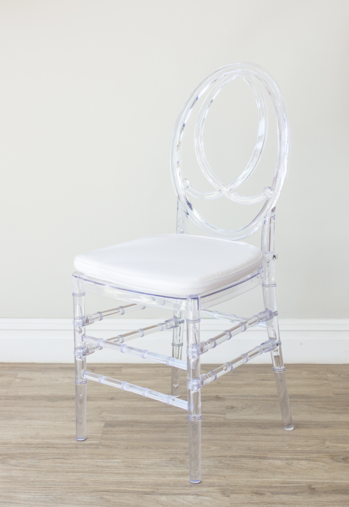 Clear Resin Phoenix Chair AER Tent & Event Rentals Inc