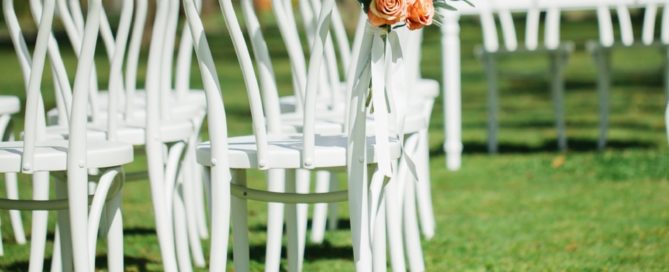 Outdoor Wedding Reception White Bentwood Cafe Bistro Chair Rental Toronto GTA