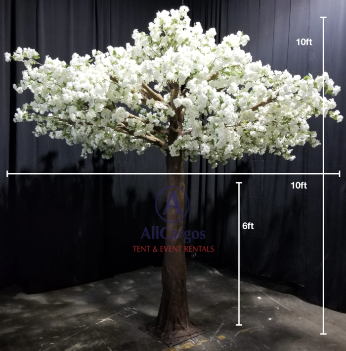 Artificial White Cherry Blossom Big Tree Rental Toronto & GTA