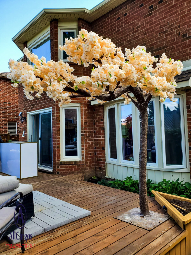 Artificial Cherry Blossom Canopy Tree Peach AER Tent & Event Rentals Inc