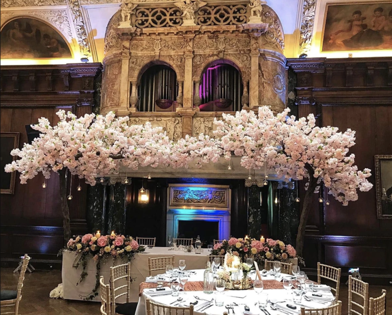 Artificial Cherry Blossom Canopy Tree Peach AllCargos Tent & Event