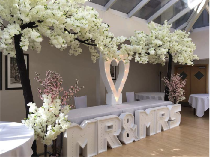 Artificial Wedding White Blossom Canopy Tree Rental Toronto GTA