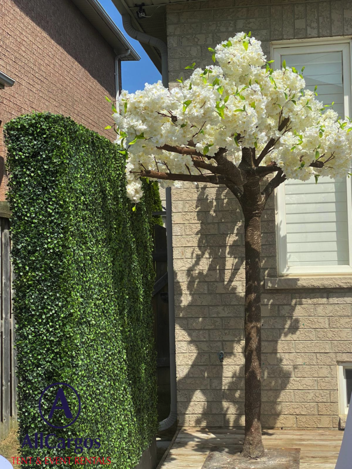 Artificial White Cherry Blossom Canopy Tree Rental Toronto