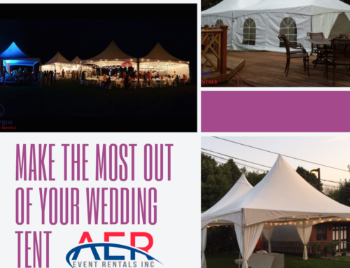 Make The Most Out Of Your Wedding Tent