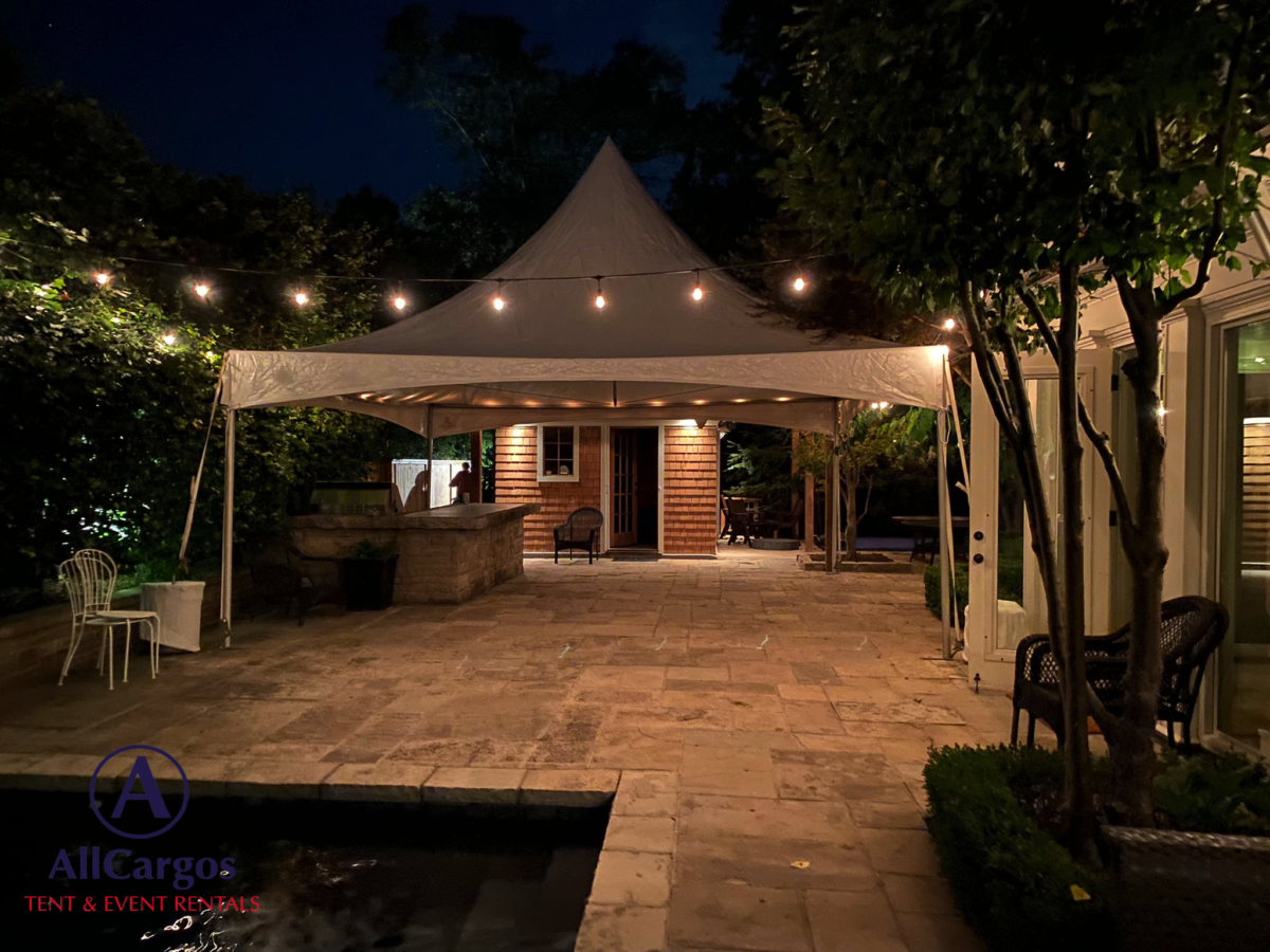 Backyard Event Rental Services AER Tent Event Rentals Inc   20x20 Frame Tent Rental For Backyard Intimate Event 1200x900 