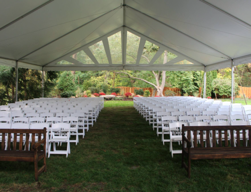Wedding Reception Tent and Chairs