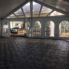 40x45 Clearspan Frame Tent Interior