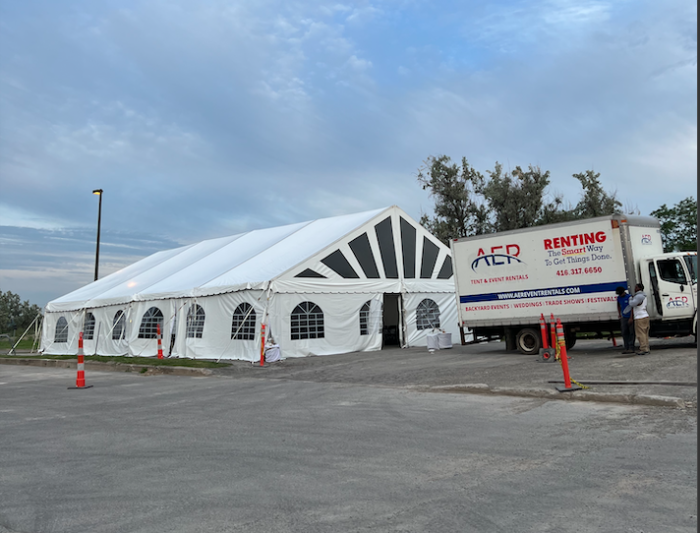 40x60 Clearspan Tent Rental Aurora