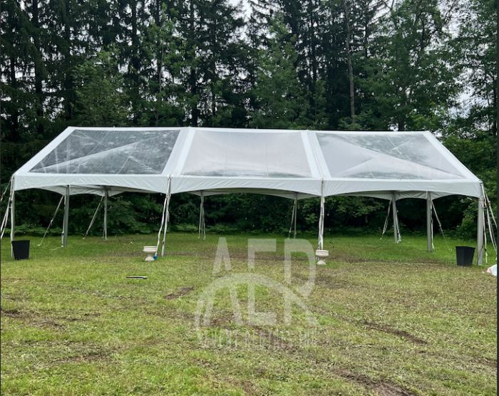 Clear Top 30x45 Clearspan Tent Rental
