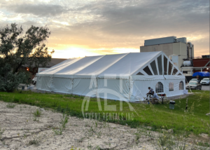 White 40x60 Clearspan Tent Rental Aurora