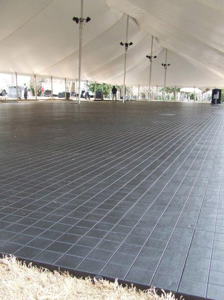 Grey Tent Flooring Rental