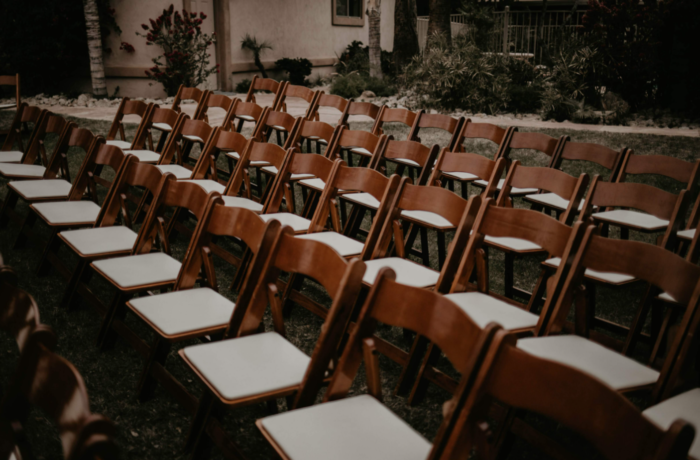 Wedding Fruitwood Folding Chairs for Rent GTA