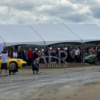 30x60 Corporate Ground Breaking Event Tent Rental