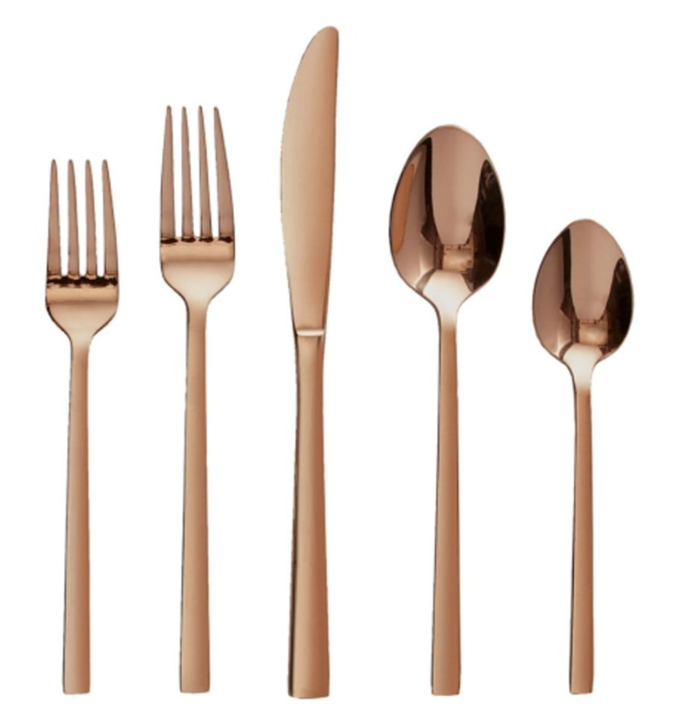Copper Cutlery AER Tent & Event Rentals Inc